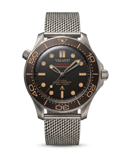 Seamaster-style mod watch Blue James Bond 007 Velanti Milano Velmaster main product photo