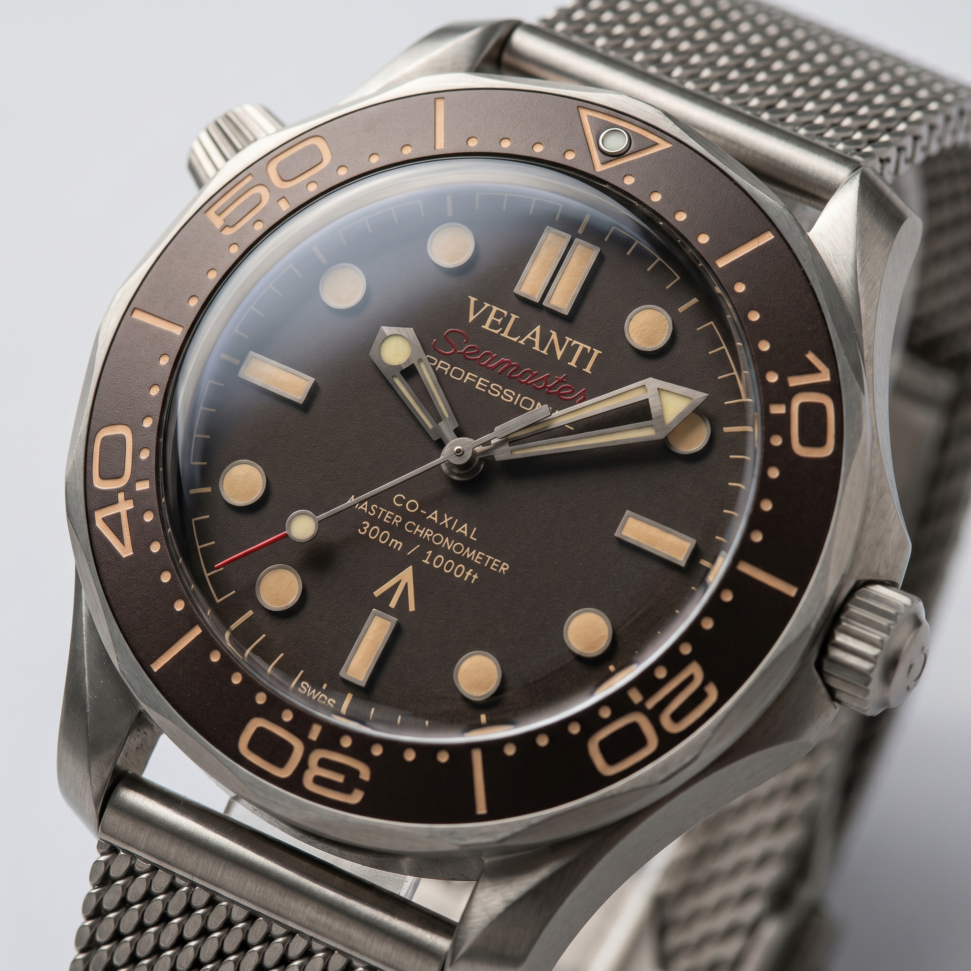 Seamaster-style mod watch Blue James Bond 007 Velanti Milano Velmaster product photo 3