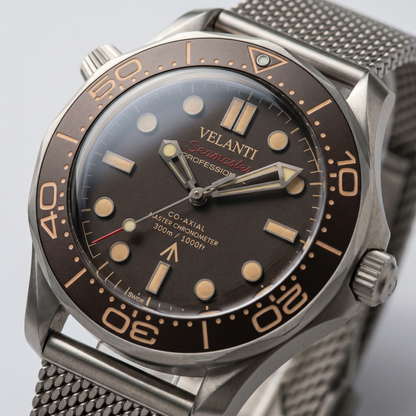 Seamaster-style mod watch Blue James Bond 007 Velanti Milano Velmaster product photo 3
