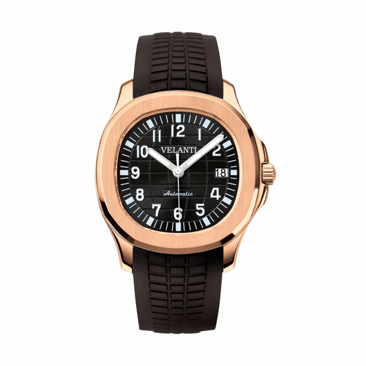 Aquanaut-style mod watch Brown Velanti Milano Velnaut main product photo