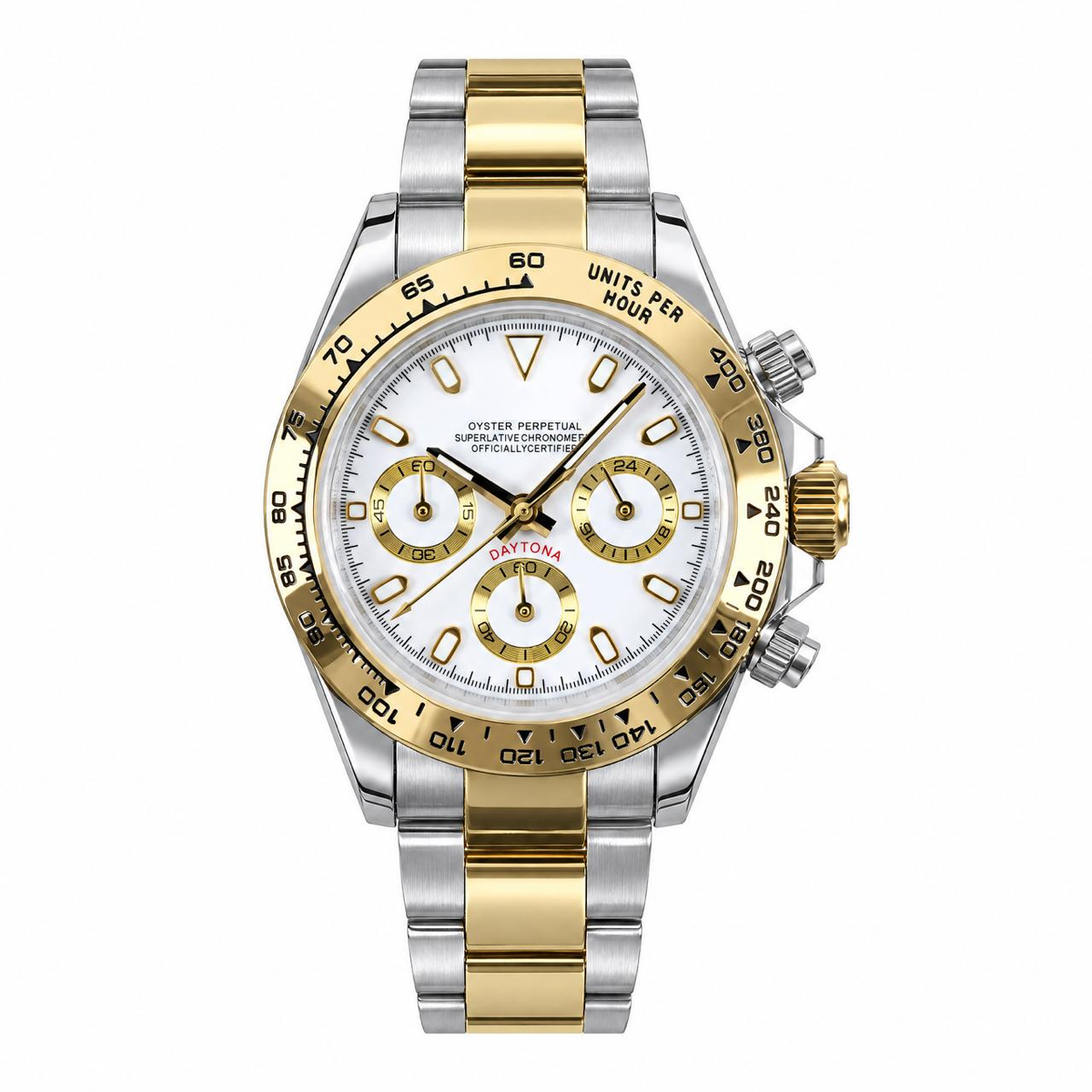 Veltona | Silver - Gold (White) | No Logo | White background
